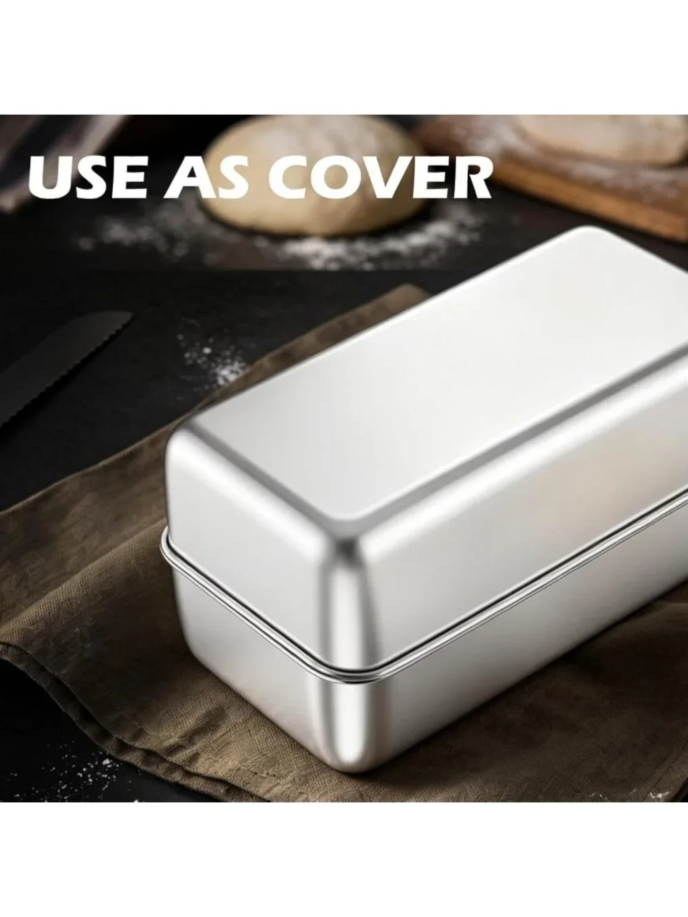 Non-Toxic Stainless Steel 9x5 Loaf Pan Set | 32 Pack for Baking Bread & Meatloaf